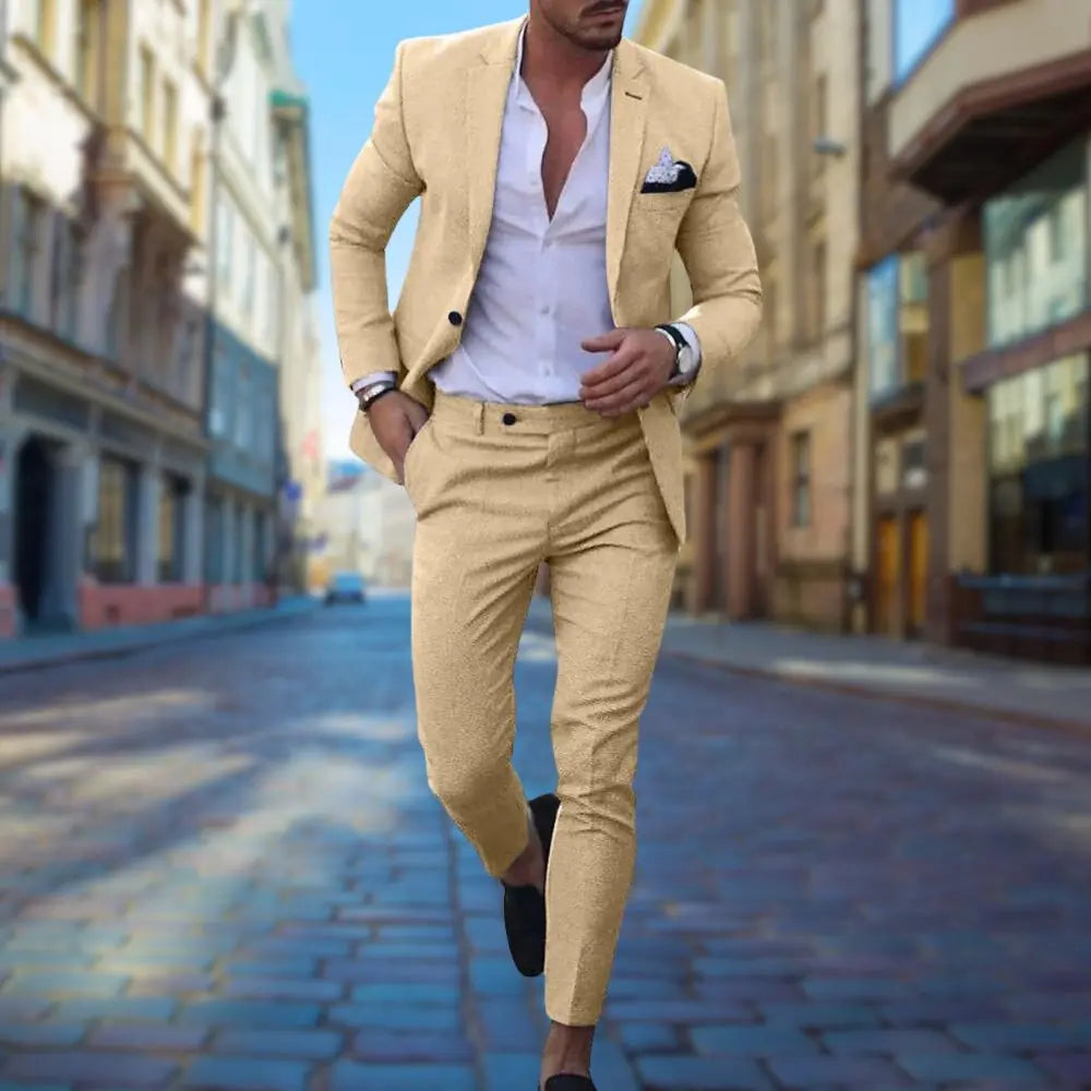 Men’s Slim Fit Two-Piece Suit