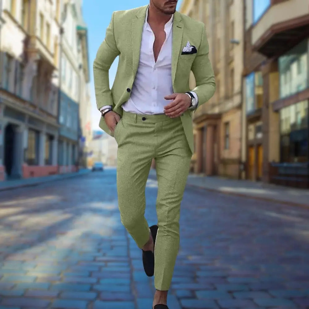 Men’s Slim Fit Two-Piece Suit
