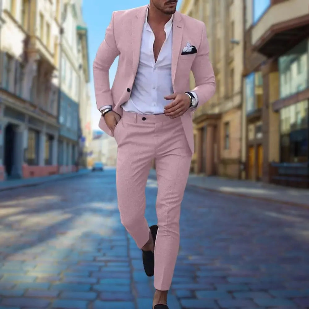 Men’s Slim Fit Two-Piece Suit