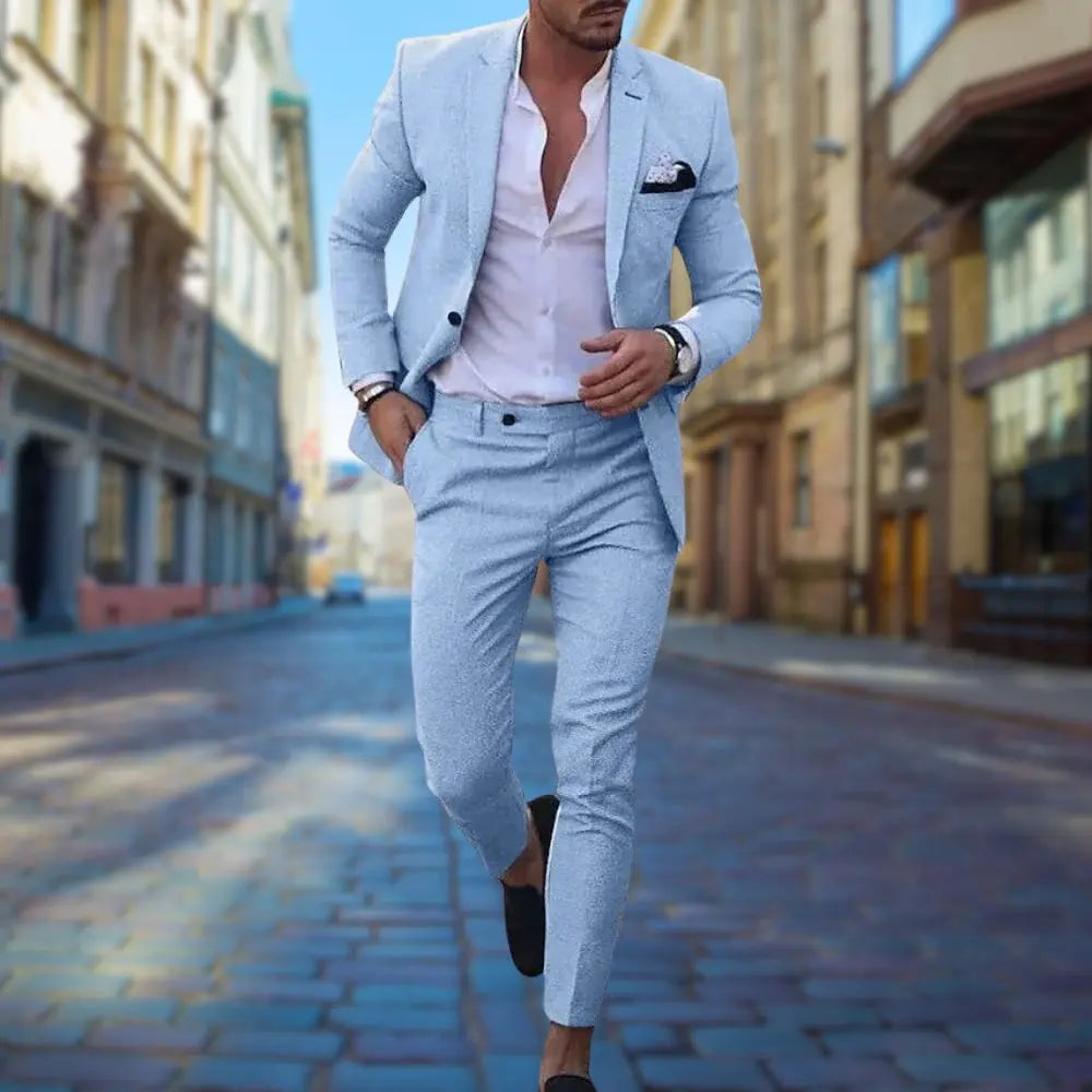 Men’s Slim Fit Two-Piece Suit