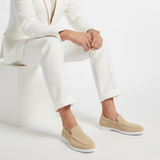 Men's Suede-Style Slip-On Loafers