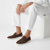 Men's Suede-Style Slip-On Loafers