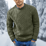 Men's Cable Knit Winter Sweater