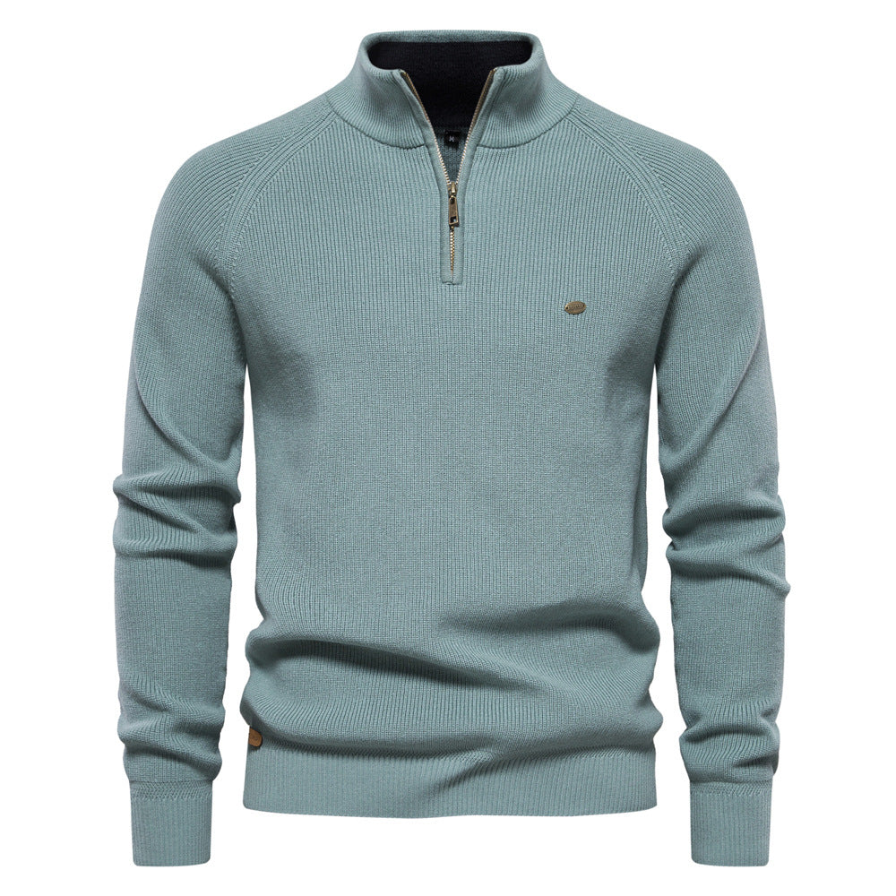 Men's Soft Cotton Blend Autumn Sweater