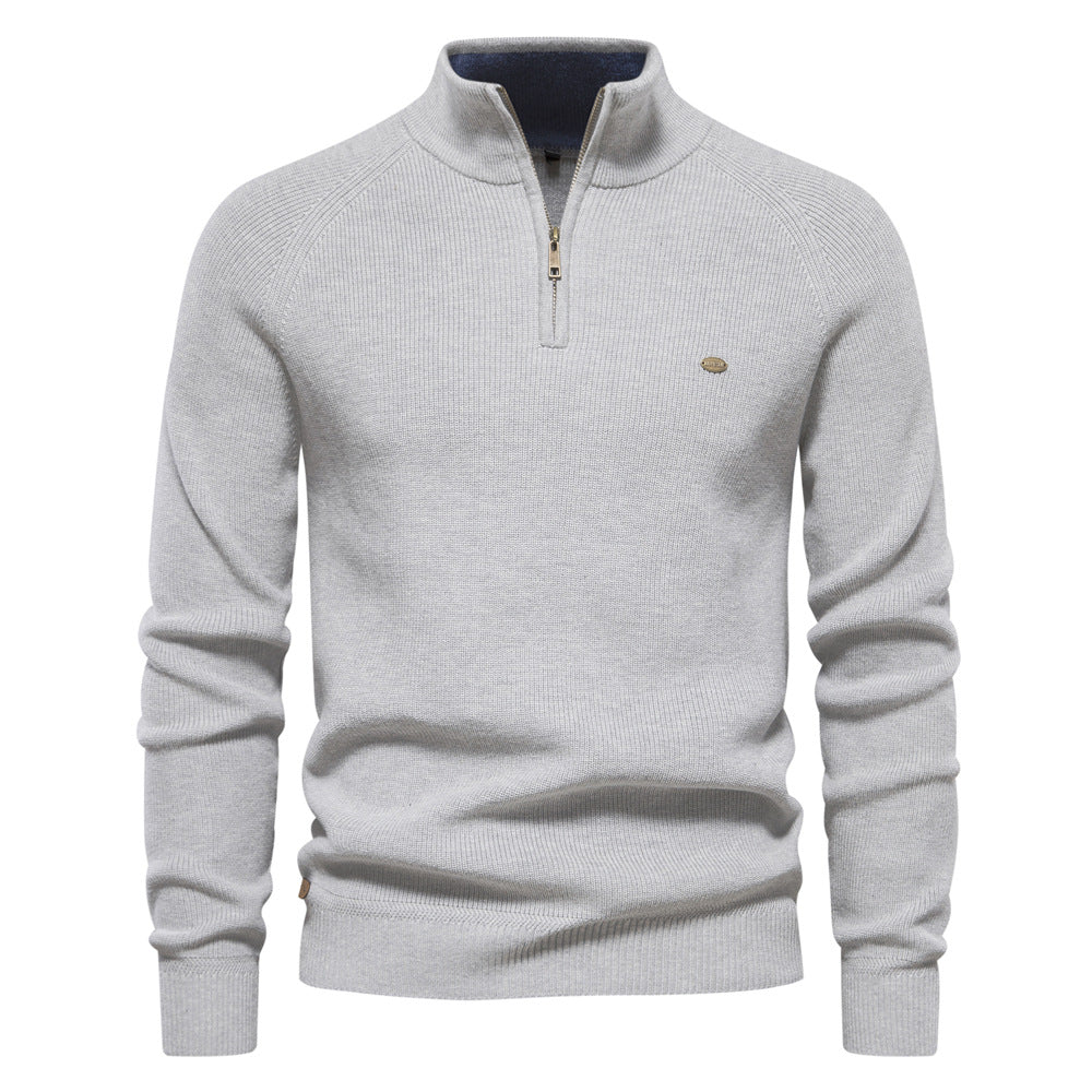Men's Soft Cotton Blend Autumn Sweater