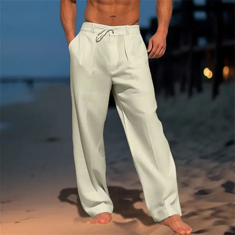 Men's Lightweight Relaxed Fit Drawstring Pants