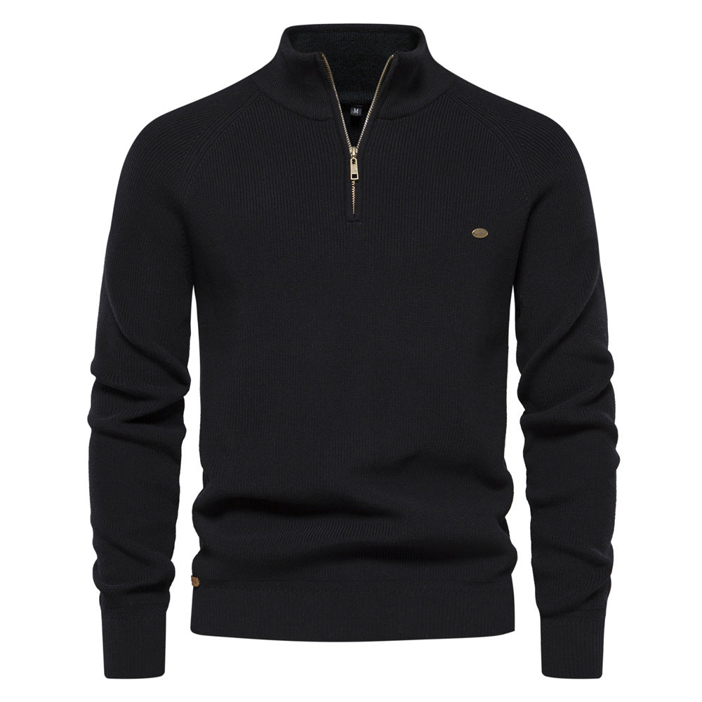 Men's Soft Cotton Blend Autumn Sweater