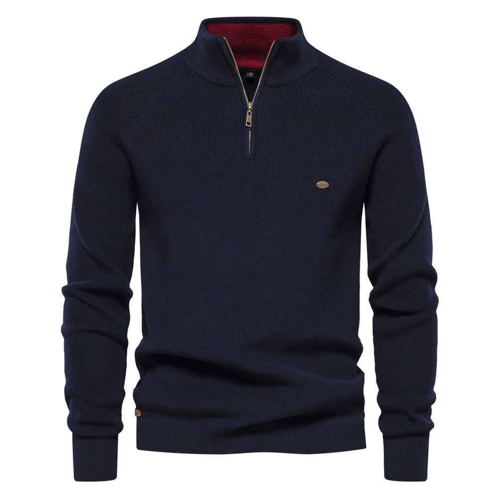 Men's Soft Cotton Blend Autumn Sweater