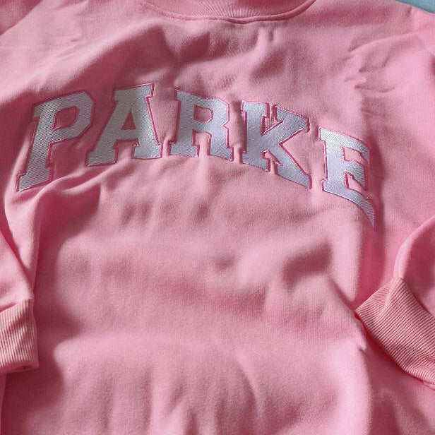 Oversized Varsity Graphic Mock Neck Drop Shoulder Sweatshirt