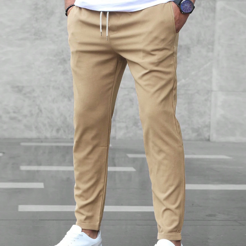 Men's Slim Fit Casual Chino Trousers