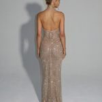 Women's Sequin Halter Maxi Dress