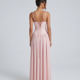 Women's Bustier Corset Maxi Dress