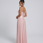 Women's Bustier Corset Maxi Dress