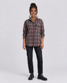 Women's Oversized Checked Shirt