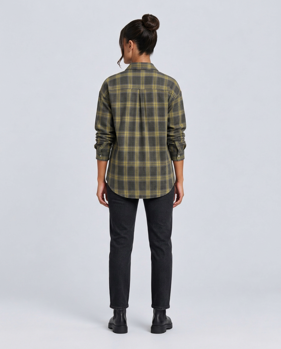 Women's Oversized Checked Shirt