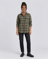 Women's Oversized Checked Shirt