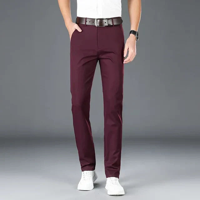 Men's Slim Fit Formal Dress Trousers