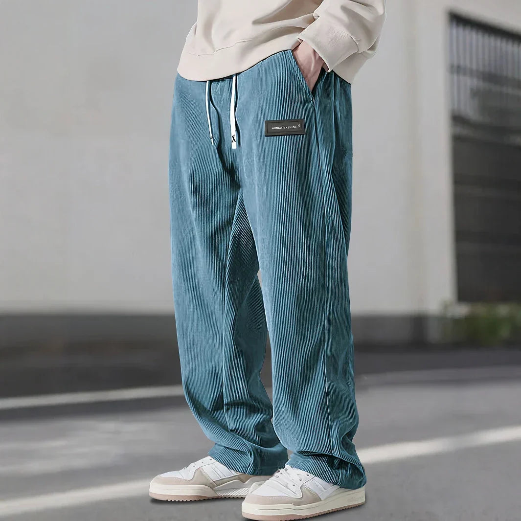 Men's Corduroy Drawstring Trousers