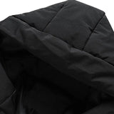 Men's Hooded Quilted Sherpa-Lined Winter Jacket