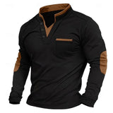 Men's Deep V-Neck Knitted Sweater