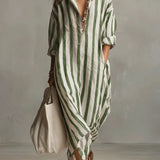 Women's Lightweight Green Long Shirt