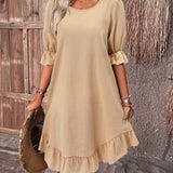 Women's Brown Summer Dress