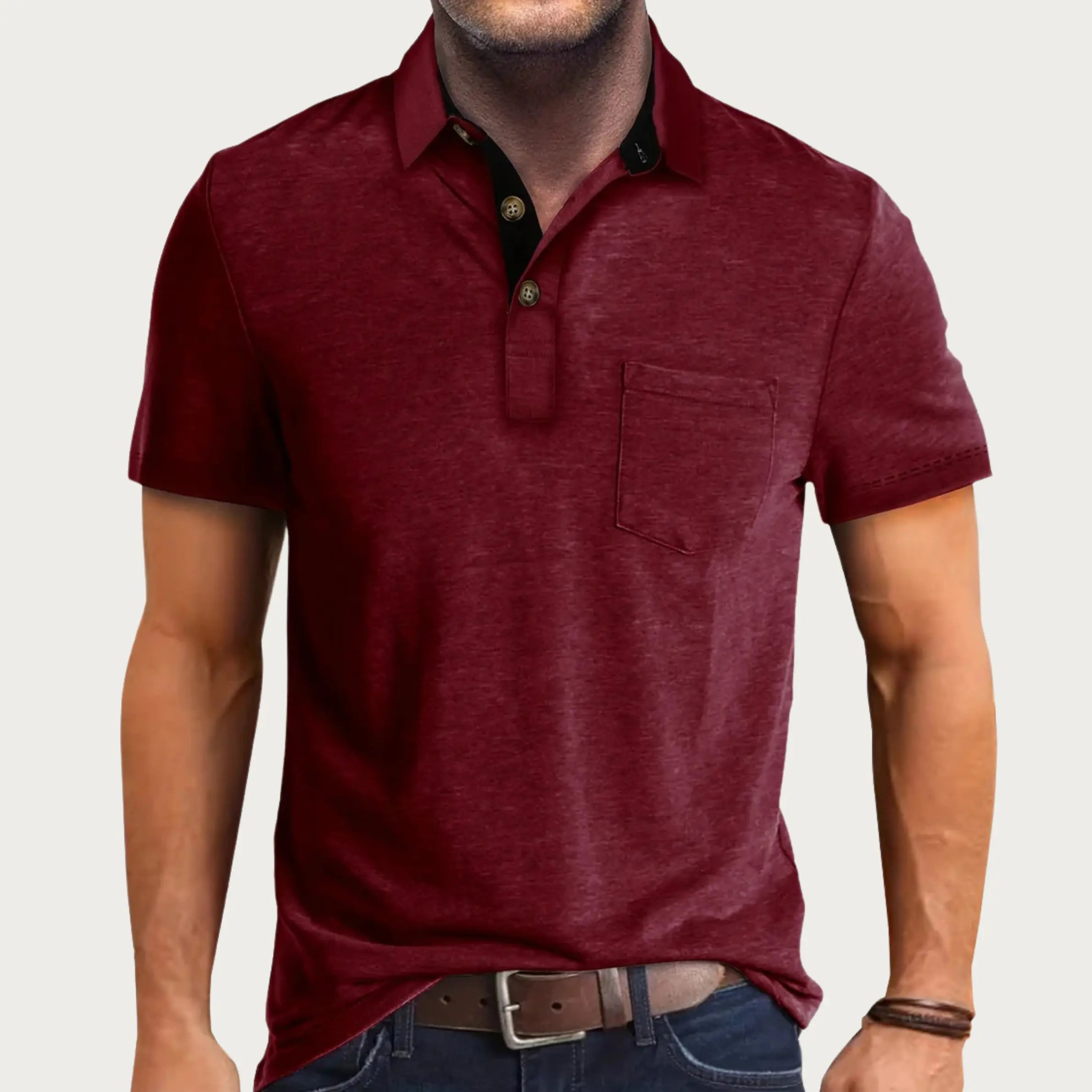 Classic Slim Fit Polo Shirt for Men
