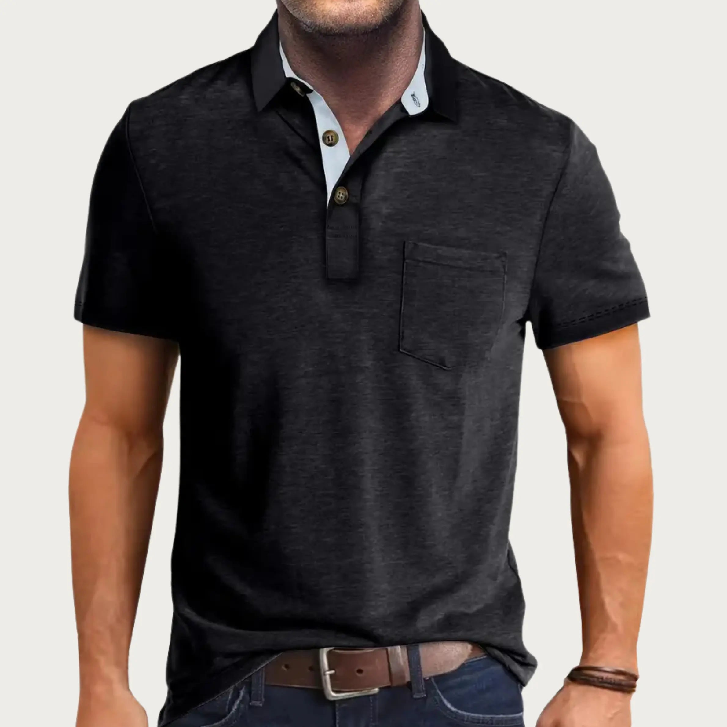 Classic Slim Fit Polo Shirt for Men