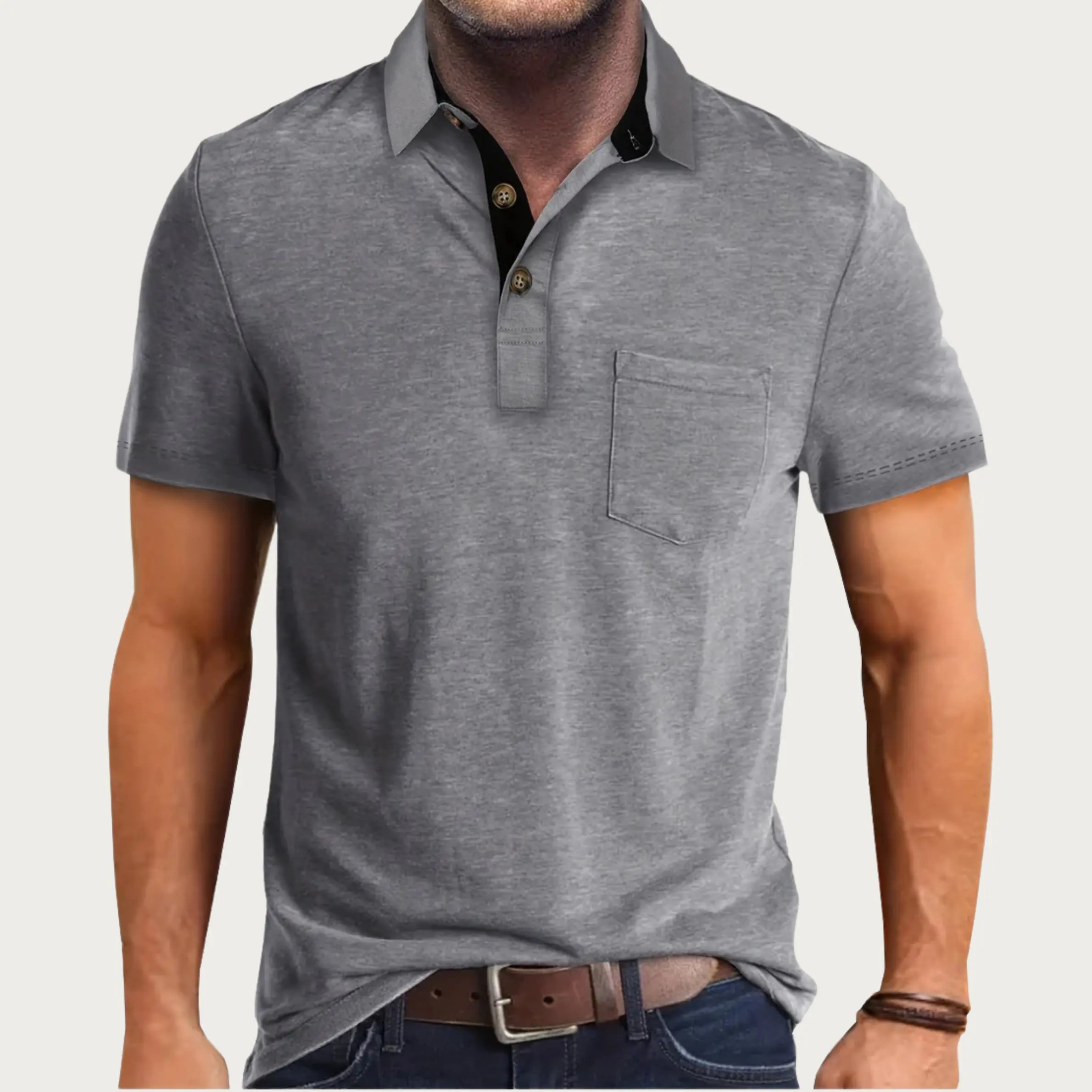 Classic Slim Fit Polo Shirt for Men