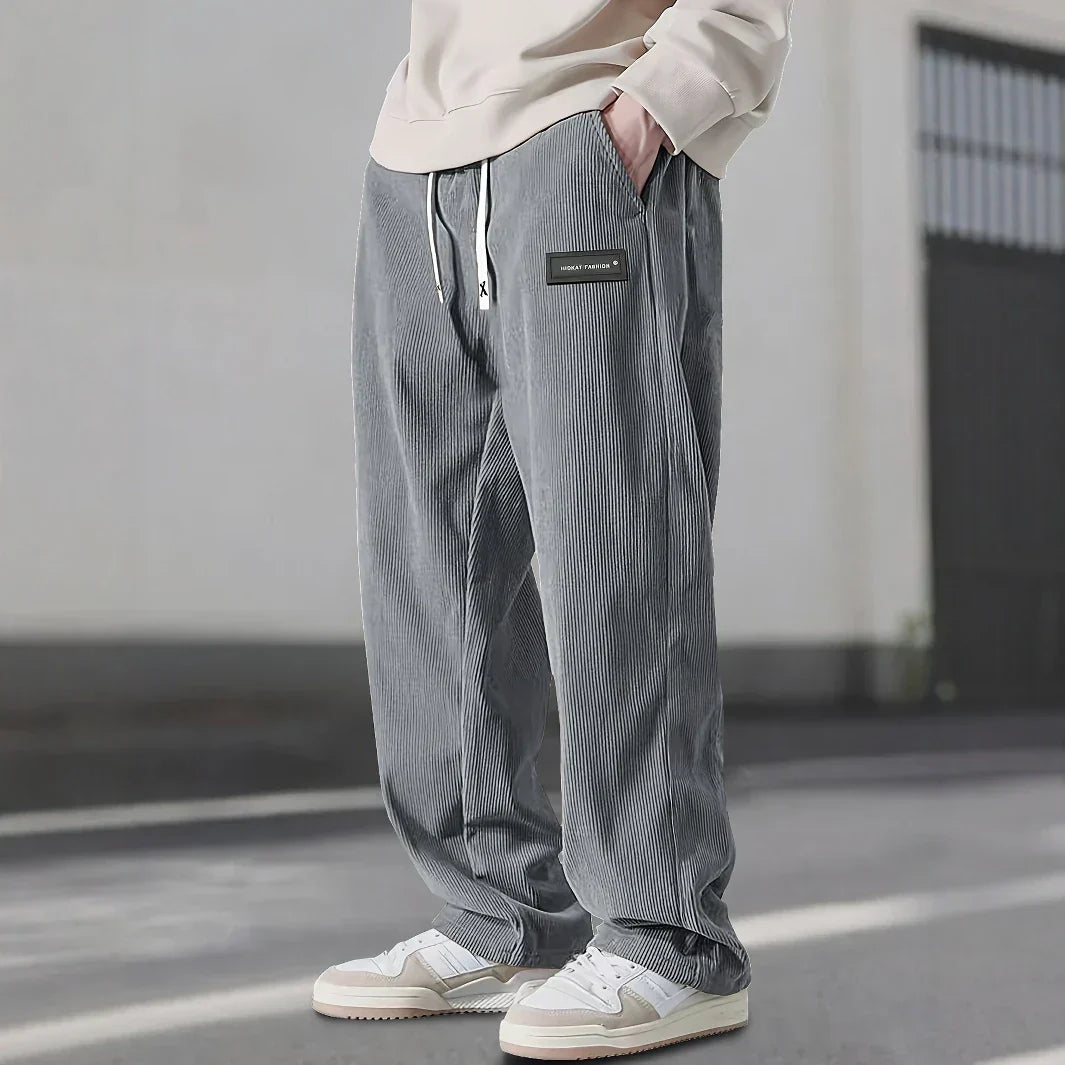 Men's Corduroy Drawstring Trousers