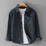 Men's Corduroy Button-Up Shirt