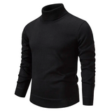 Men's Soft Knitted Roll-Neck Sweater