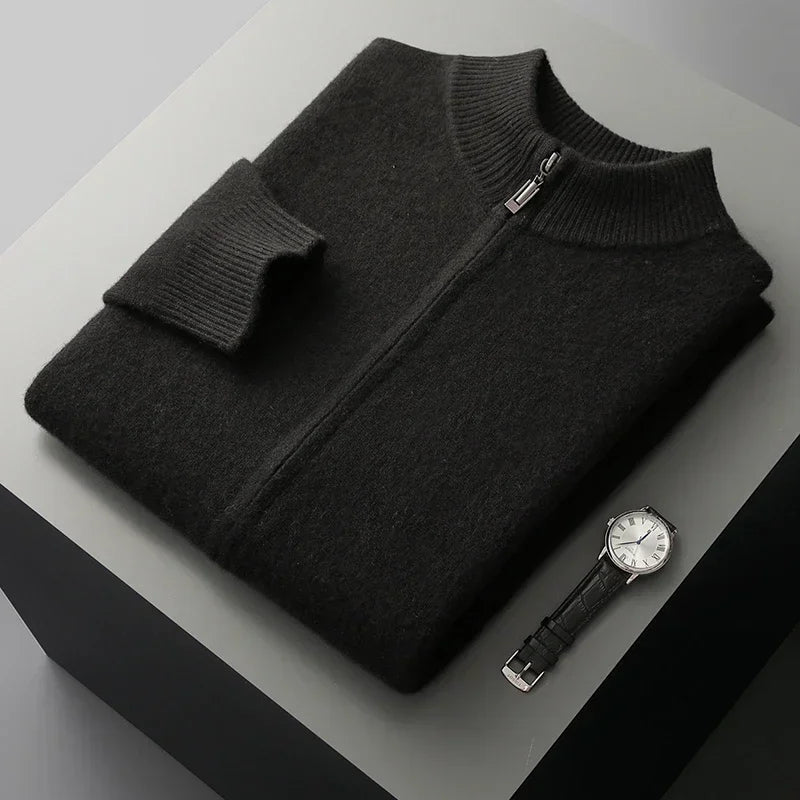 Men's Full Zip Knit Cardigan