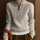 Women's Grey Cashmere Autumn Jumper