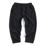 Men's Grey Cropped Trousers