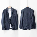 LINEN BLEND SUIT FOR MEN