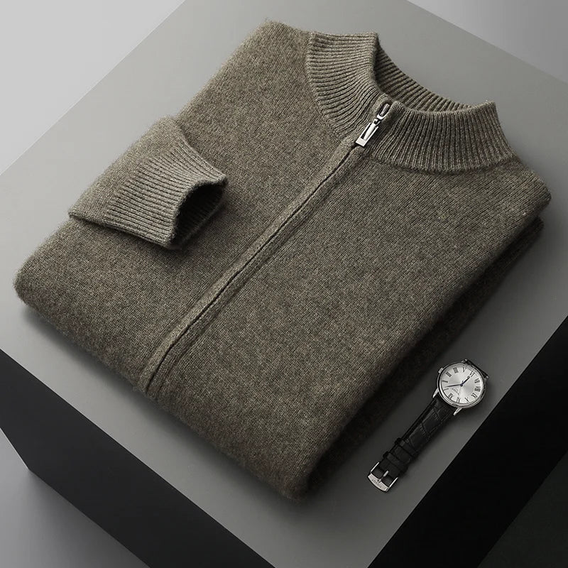 Men's Full Zip Knit Cardigan