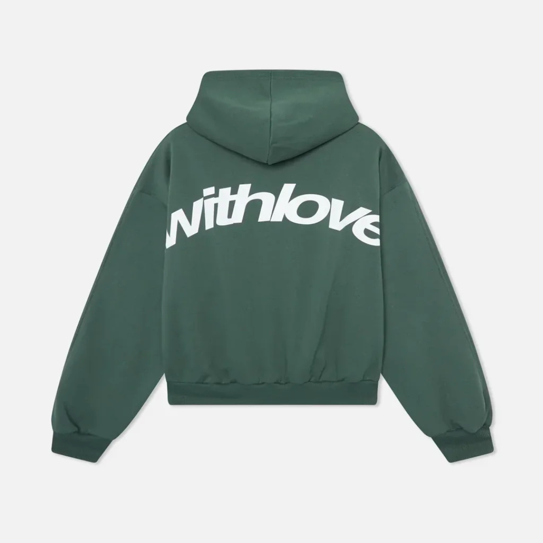 Oversized Back Print Hoodie with Kangaroo Pocket