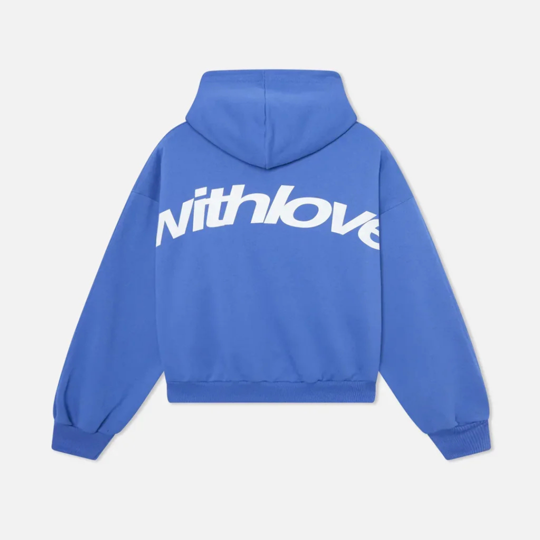 Oversized Back Print Hoodie with Kangaroo Pocket