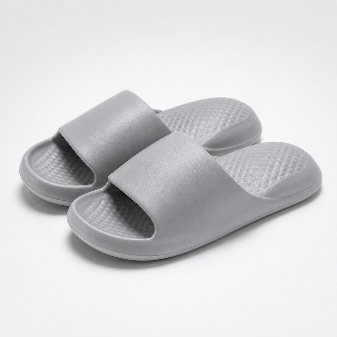 Women's Wide-Strap Cushioned EVA Slide Sandals