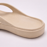 Women's Thin-Strap Lightweight Beige Flip-Flops