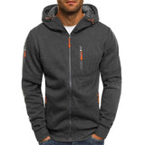 Men's Full Zip Hooded Sweat Jacket