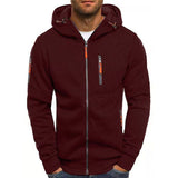 Men's Full Zip Hooded Sweat Jacket