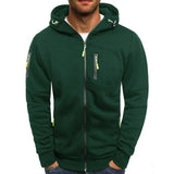 Men's Full Zip Hooded Sweat Jacket
