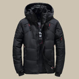 Men's Hooded Waterproof Thermal-Lined Winter Jacket