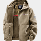 Men's Fleece-Lined Hooded Thermal Jacket