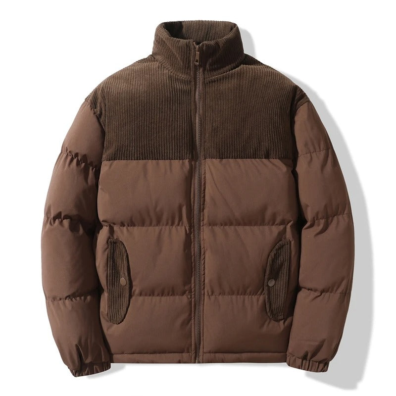 Men's Stand Collar Puffer Jacket