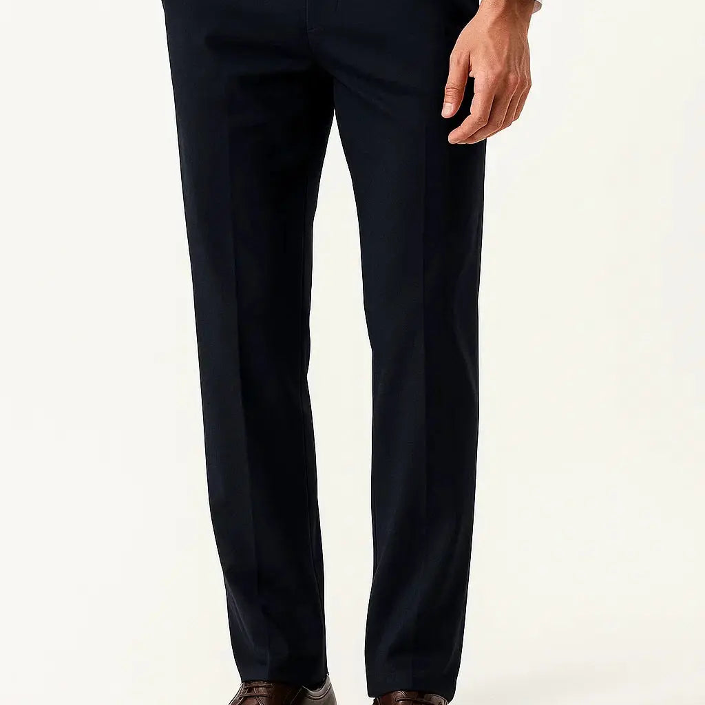 Men's Black Stretch Trousers