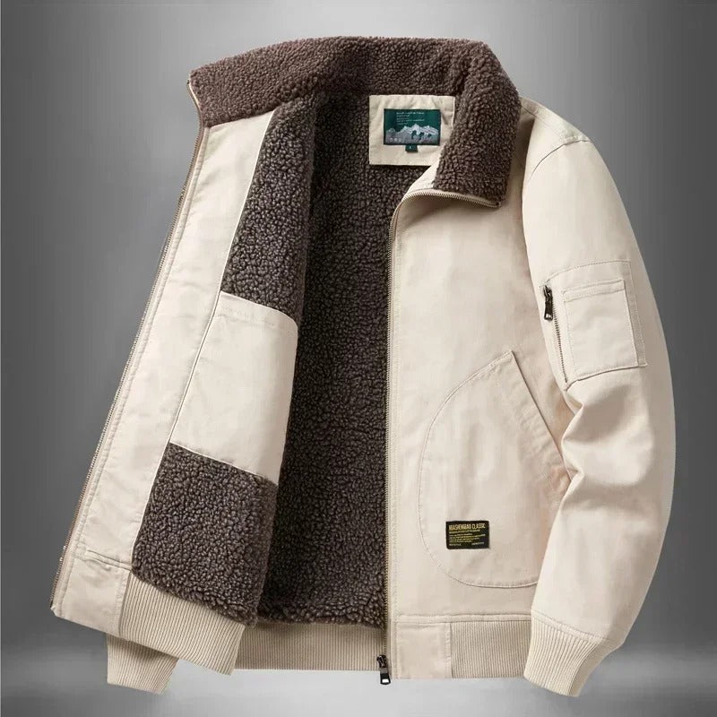 Men's Sherpa Lined Zip Jacket