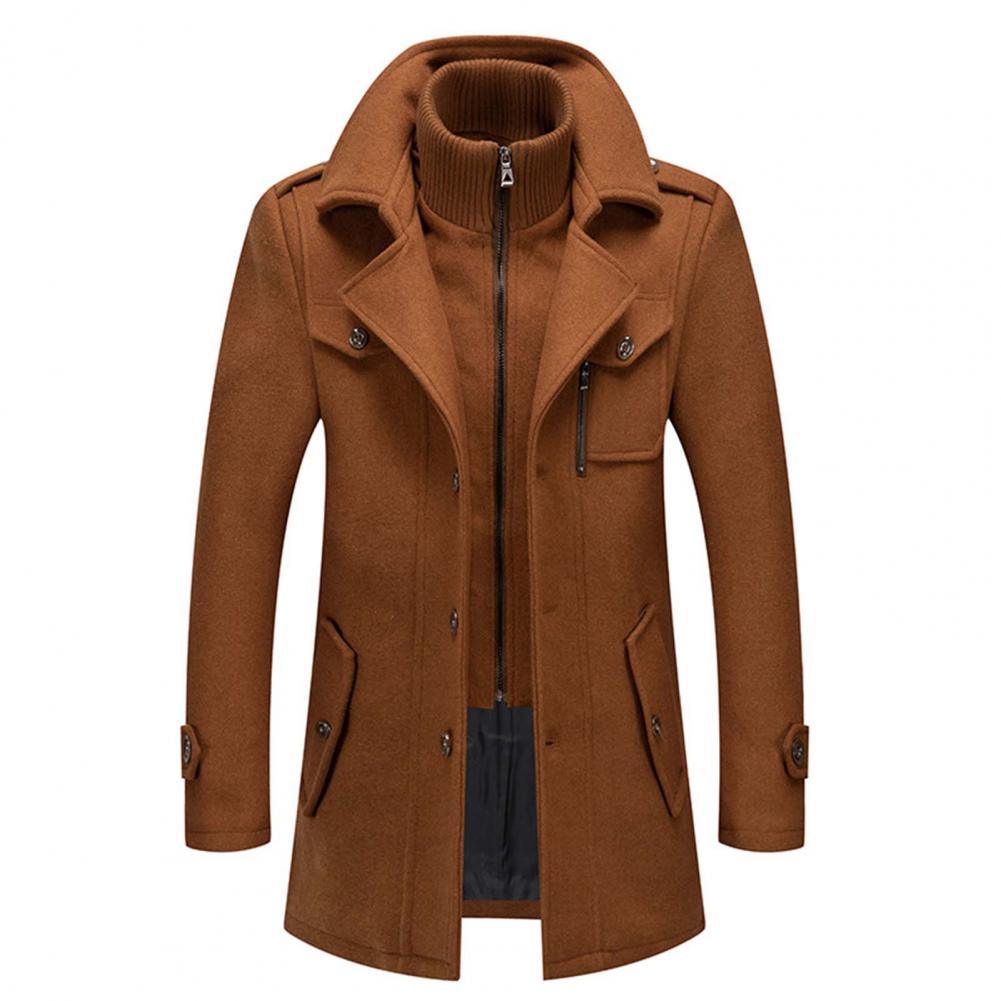 Men's Hooded Fleece Lined Coat